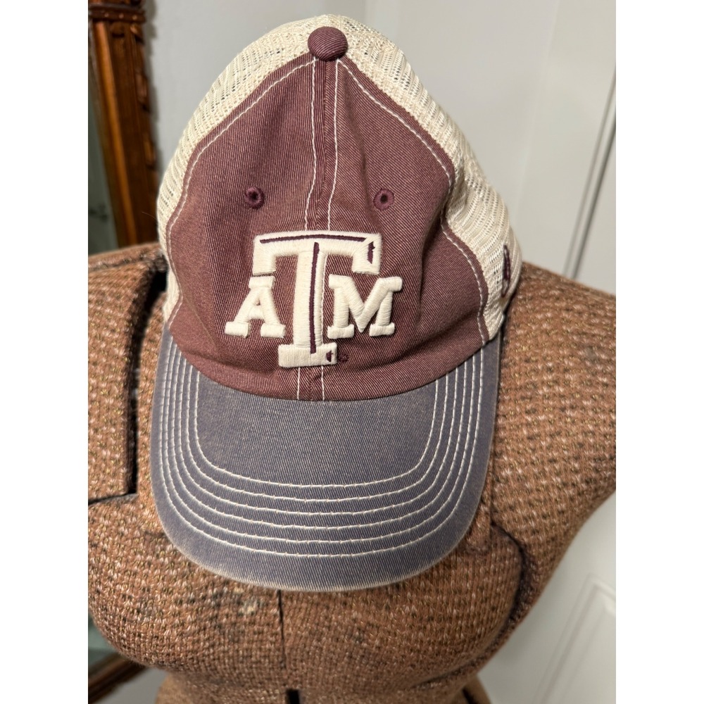 Top of the World Texas A&M Aggies Trucker Hat Maroon Grey Snapback Cap Mens